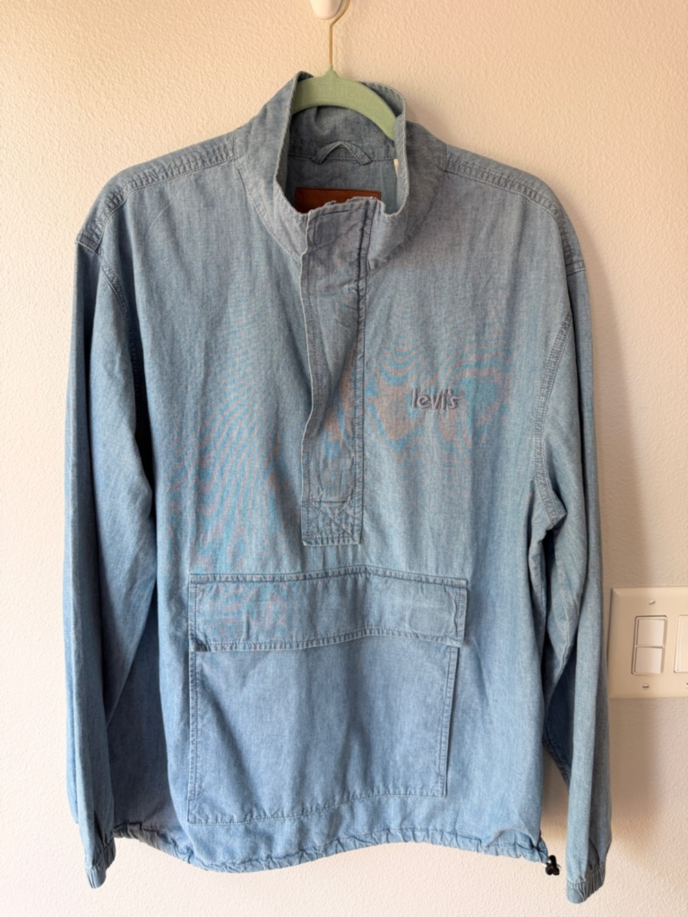 Levi's Light Blue Denim Pullover Jacket